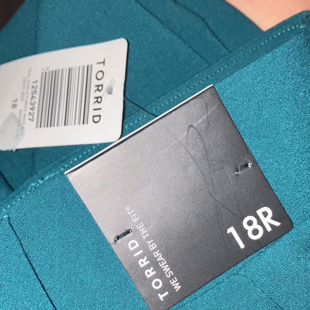 Torrid Teal Trousers 18r